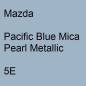 Preview: Mazda, Pacific Blue Mica Pearl Metallic, 5E.